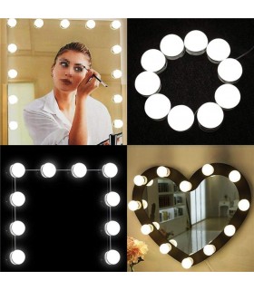 Самозалепващи се LED лампи за огледало