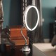 Гъвкаво LED огледало с увеличение 10Х и захващане с вакуум