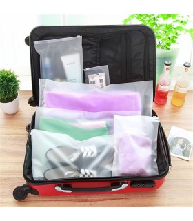 Прозрачни торбички за съхранение на багаж при пътуване