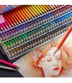 Луксозна кутия със 72 бр. цветни маслени моливи за рисуване