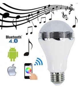 Смарт крушка с Bluetooth управление и високоговорител