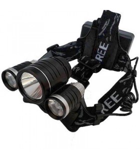 Мощен акумулаторен челник с 3 CREE LED