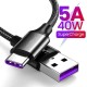 5А Type-C USB кабел за бързо зареждане на телефон