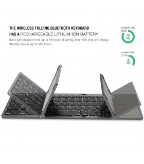 Сгъваема Bluetooth клавиатура с тъч пад