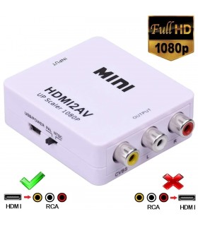 HDMI към AV RCA конвектор преходник 1080P