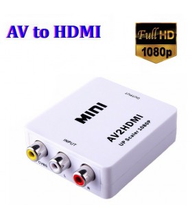 AV към HDMI адаптер конвертор за видео и аудио