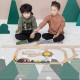 Детско килимче за пълзене и игра от термо пяна 200x180см