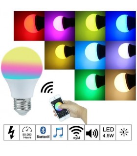 Bluetooth крушка E27 4.5W