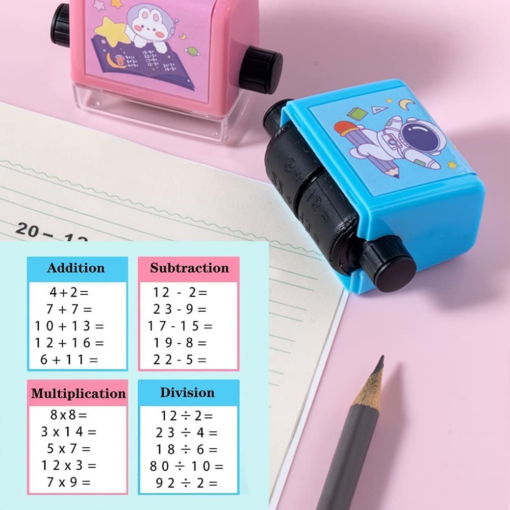 Детски изчислителен печат за събиране и изваждане, умножение или деление