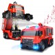 Детска пожарна кола с вода с акумулаторна батерия и дистанционно