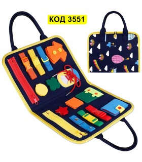 Busy board, образователни играчки за деца, мека книжка