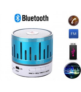 Блутут LED колонка с Mp3/ FM радио/ USB/ TF карта памет