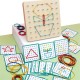 Детска образователна игра Гео борд с ластици