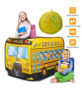 Pop Up Къщичка Автобус | Детска Палатка за Игра | Сгъваема