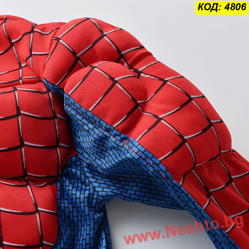 Детски костюм Спайдърмен с 3D мускули и маска