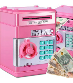 Детска електронна касичка Piggy Bank-Safe | Сейф с PIN код и светлини