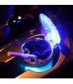Автомобилен LED пепелник с капак за поставка за чаша и вентилационна решетка