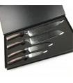 Комплект 4 бр. готварски ножове от многослойна стомана в подаръчна кутия