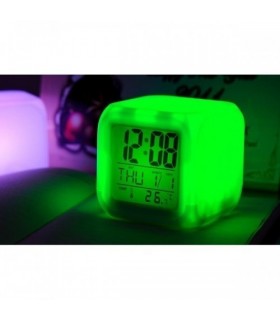 Настолен антистрес LED часовник 7 цвята