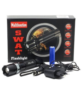 Мощен фенер CREE , Police 12000W + зарядно за кола ( 530 )
