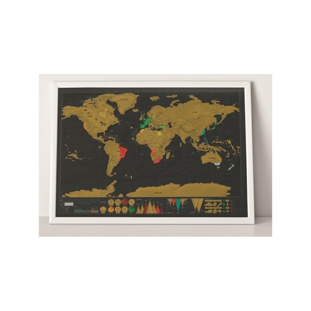 Скреч карта на света Делукс издание