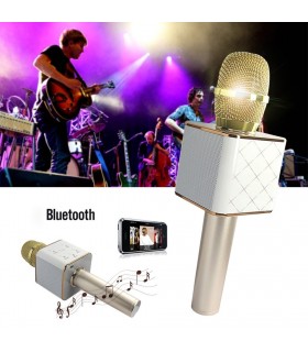 Безжичен Bluetooth караоке микрофон с вграден говорител