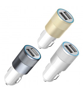 2бр. USB адаптер за автомобилна запалка 3.1A