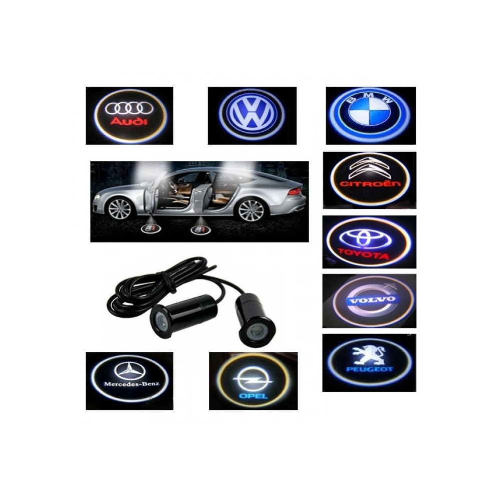 Лого проектор за врати на коли - BMW, AUDI, MERCEDES, VW, OPEL