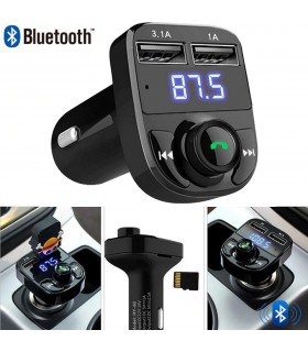 Bluetooth трансмитер за кола с Handsfree и 2бр. USB - HY-82