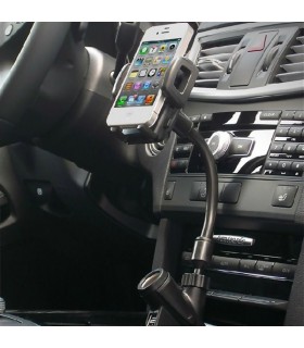 Стойка за телефон за кола с 2бр. USB